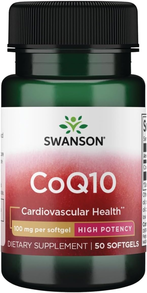 Swanson Coq10 100 Miligrami 50 Sgel