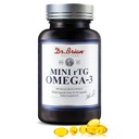 Dr.Brian Fish Oil Supplement 130 Softgel, visoko Absorbirana rTG Mini Omega 3 Ribje olje Kapsula z EPA/DHA Maščobne kisline Vitamin D E, 500mg rTG Omega-3 Podpora Srce Brain Immune Health Brez ribjega okusa