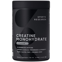 Športne raziskave Kreatin Monohidrat - Pridobite nagubane mišice, Izboljšajte zmogljivost in moč in podporo vadbe regeneracija* - 5 g Mikroniziran Kreatin - 17,64 oz