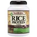 NutriBiotski čokoladni riževi proteini, 1 lb. 6.9 oz. Nizki ogljikovi hidrati, vegetarijanski in keto-prijateljski surovi proteini v prahu 