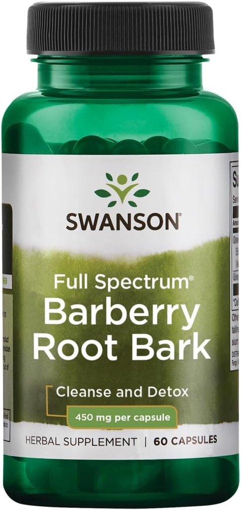 Swanson Full Spectrum Barberry Root Bark 450mg 60 kapsul