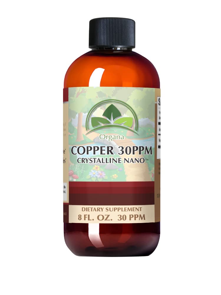 Organa Pure Crystalline Tekoči baker - 30 PPM - Visoka absorpcija bakra