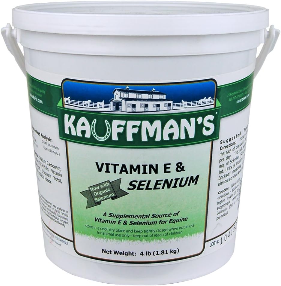 Kauffmanovi živalski izdelki Vitamin E & Selen prašek 4 lb