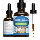 Pet Wellbeing Gladko BM zlato za mačke - Nežna zaprtje Relief za Feline - Naravni zeliščni dodatek 2 oz (59 ml)