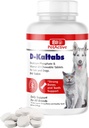 D-kaltabs fosfor, kalcijev vitamin D3 dodatek za pse in mačke, vitamini prednatalnih hišnih ljubljenčkov, dnevni hišni ljubljenčki, močan noht, podpora zobom, 84 žvečljive tablete