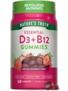 Resnica narave Vitamin D3 in B12 Gumiji za odrasle 