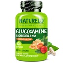 NATURELO Glukozamin Chondroitin MSM z Boswellio in vitaminom C - dodatek za skupno udobje, mobilnost in moč - 120 kapsul