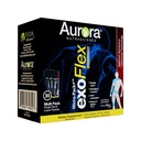 Aurora Nutrascience Micro-Pack Liposomal exoFlex+ z vitaminom C, podpira skupno prilagodljivost in funkcijo, BiovaFlex Eggshell Membrane, Curcumin & Boswellia, Strwaberry Flavor, 30 Enostranski paketi