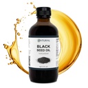 Zaturalno črno seme Oil Nigella Sativa Cold Prebava kuminskega olja, Koža, Možgani, Imuni, Joints & More (8 Fl Oz)