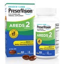 PreserVision AREDS 2 Eye Vitamini, #1 Eye Doctor Priporočeno Blagovna znamka, Lutein in Zeaksantin Dodatek z vitaminom C, Vitamin E, cink, in baker, 60 Mehčalci (Minigels)
