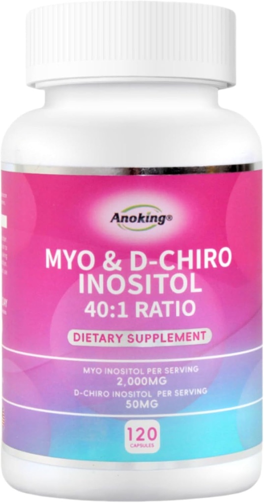 Myo-Inositol & D-Chiro Inositol Dodatek za Hormonovo ravnotežje za ženske 