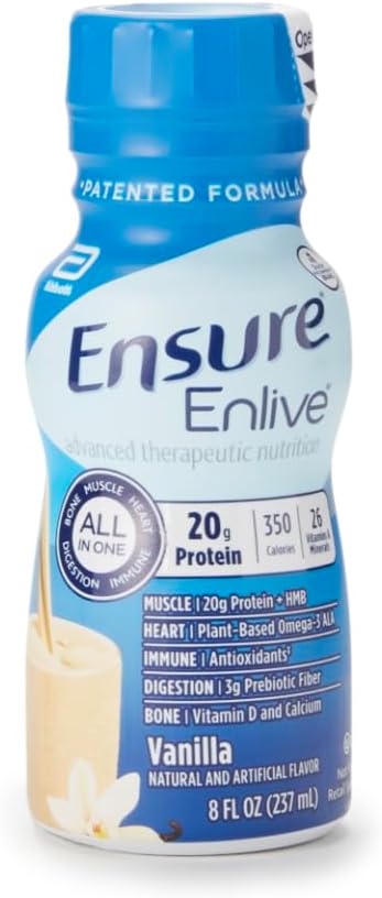 Zagotovite Enlive Advanced Terapy Nutrition Shakes, Vanilla, 8oz steklenice, primer 24