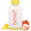 Huma Plus (Double Electrolytes) - Chia Energy Gel, Jagodna limonada, 24 Gels, 25mg Kofein - Želodec prijazno, Real Food Energy Gels