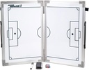 Nogomet Inovacije Hinged Magnetic Taktični Coaching Board, Izjemno prenosna suha izmišljotina bela Board za nogometnih trenerjev vseh stopenj za izvedbo taktične analize.