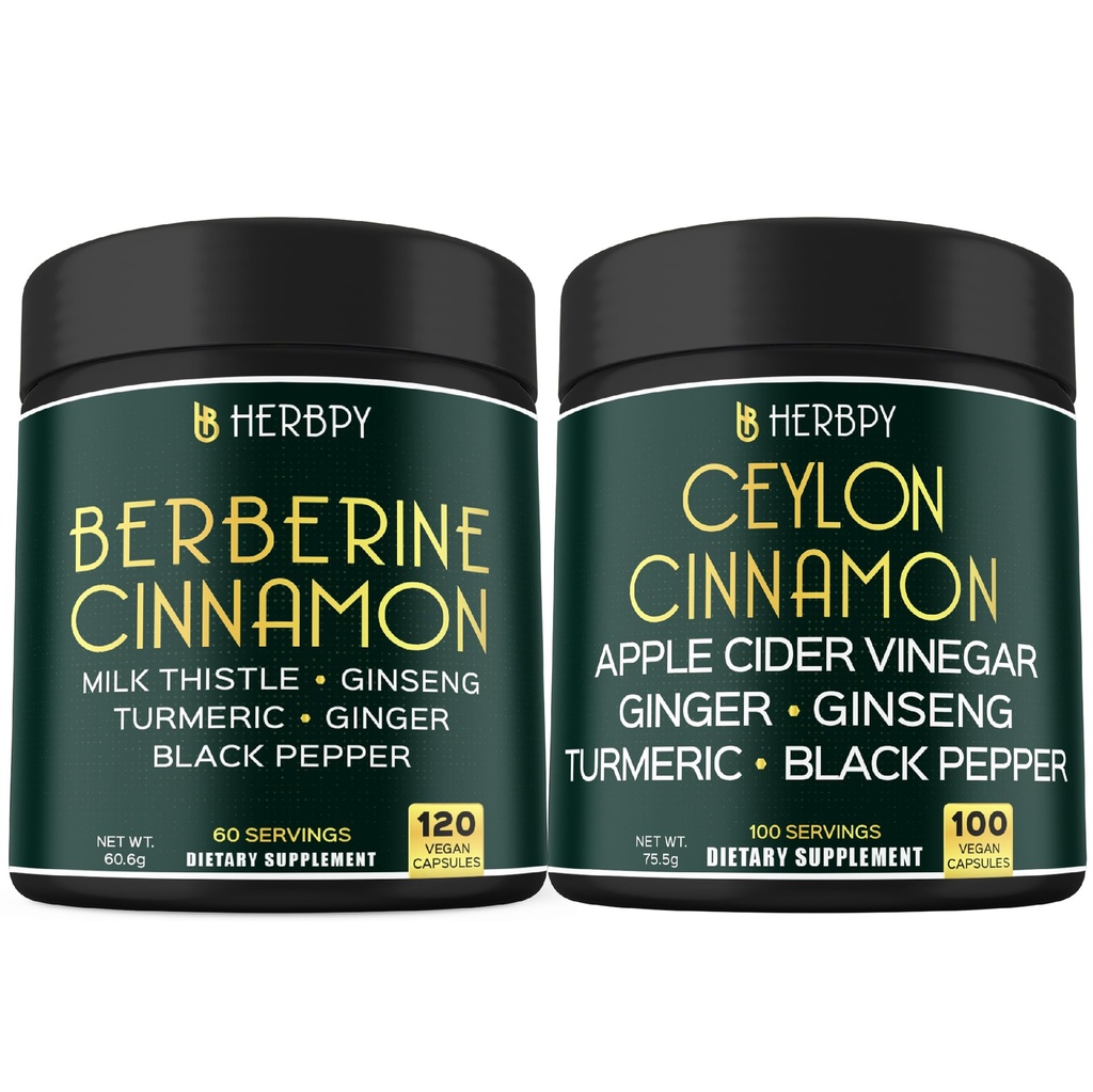 Paket 7in1 Berberine HCl 97% Dopolnila & 6in1 Premium Ceylon Cimet dopolnila