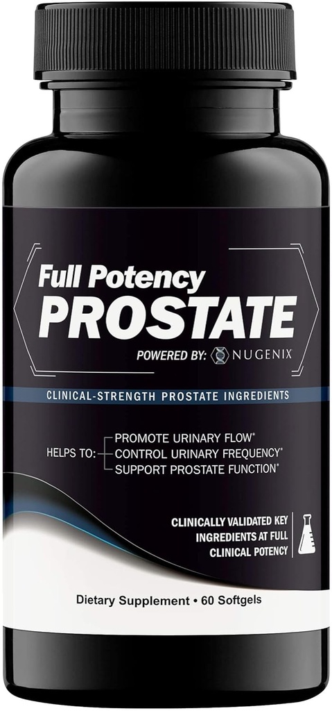 Nugenix Polna potenca prostata - Prostata podpora dopolnilo za zdravje moških, klinično moč, žaga Palmetto, povečanje pretoka urina in pogostost, in podpora prostate funkcijo, 60 kapsule