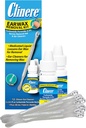 Clinere Earwax Odstranjevalni komplet, Varno in nežno čisto uho Wax, Srbečica Relief, Deluje takoj .5oz Karbamid Peroksid, 2 x .5 Fl Oz z 12 palice