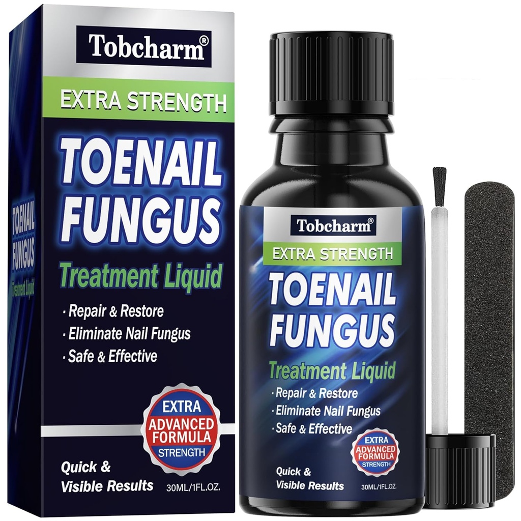 Tobcharm Toenail Fungus zdravljenje Dodatna moč, Nail Fungus zdravljenje nohtov, Fungus zdravljenje nohtov, Nail Fungus zdravljenje nohtov (1oz)