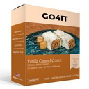 GO4IT Health Meal Nadomestna Bar, VISOKE Beljakovine Prehranska Bar, VISOKA Fiber, LOW Calories, KETO prijazen, On-the-go, Hujšanje Hrana Bar, 7 / Box - (Vanilla Caramel Crunch)