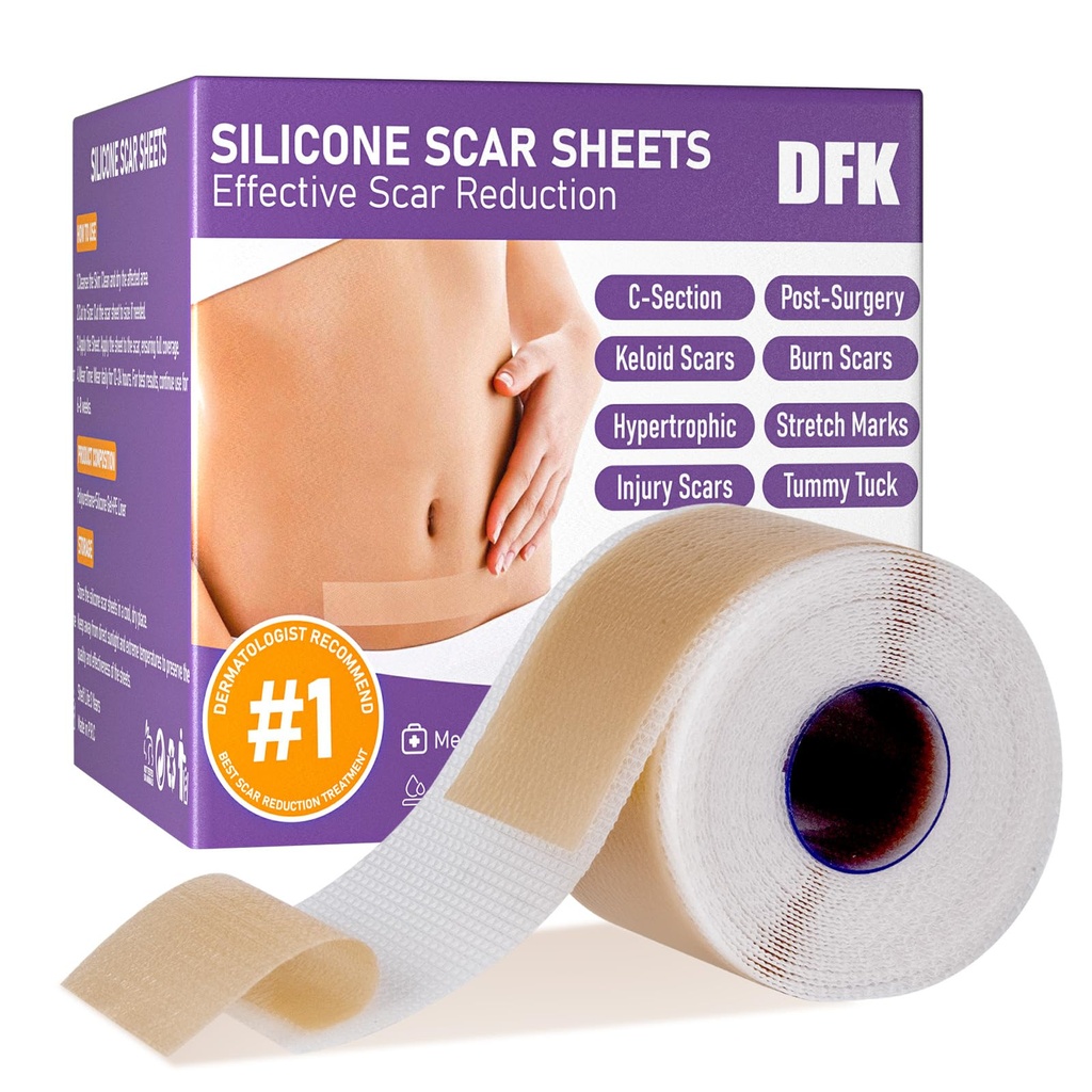 Profesionalni trakovi silikonske scare, mehki silikonski scare za kirurške brazgotine, keroidne, akne brazgotine, burn scar, oddelek C
