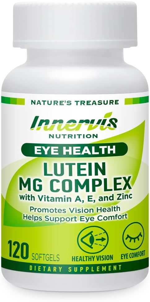 Lutein & Magnezij – Podpora za zdravje oči in udobje, antioksidant, 120 Softgels