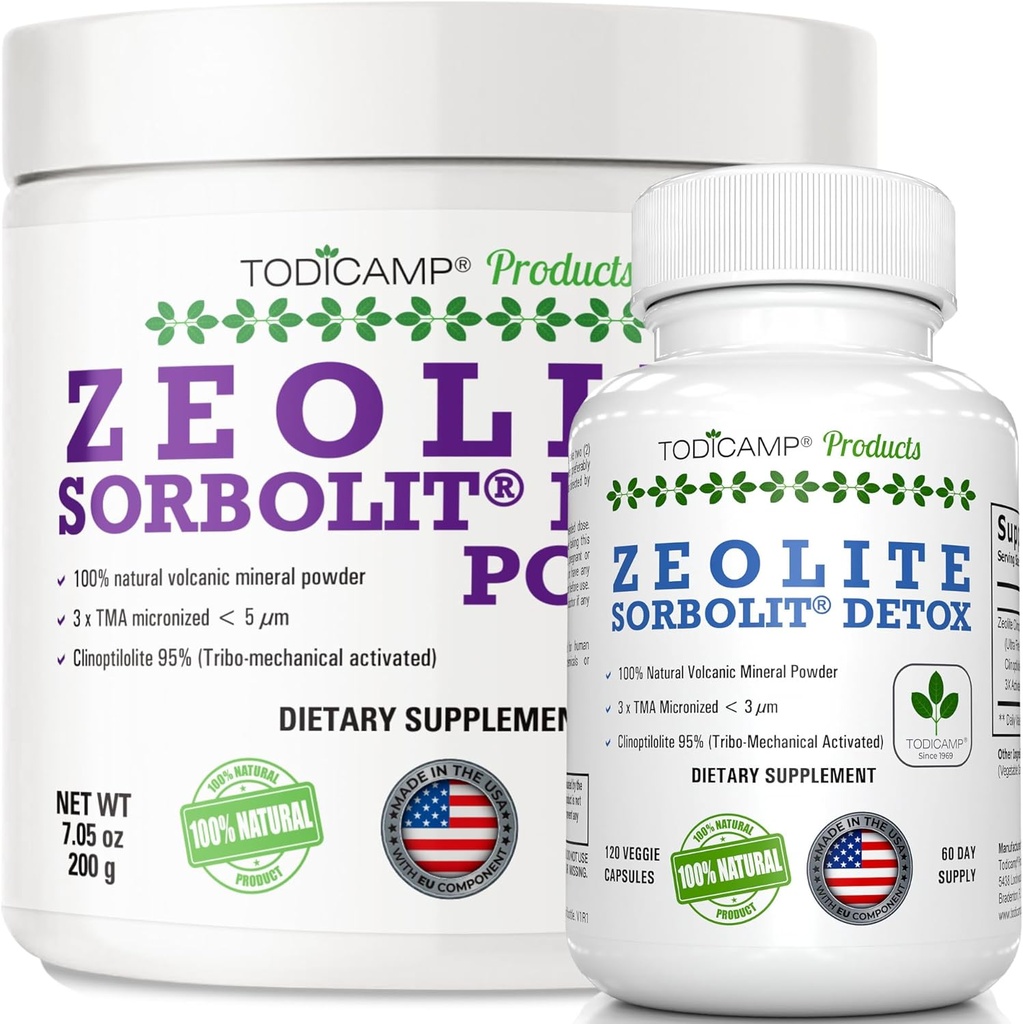 Pakiranje zeolita Detox najmanj 60 dni dobave zeolitnih kapsul in zeolita v prahu