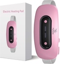 Električni ogrevalni pad, Prenosni akumulatorski menstrualni ogrevalni pad s 4 ravni toplote in 4 Masažni načini, hitro veliko ogrevanje Trebušni pas za Cramps, Bolečina hrbet Relief darila za ženske dekleta jo (Pink)