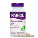 Natrol Melatonin 3 mg, prehranska dopolnila za počitek, dodatki za spanje za odrasle, 120 Melatonin tablete, 120 dnevna ponudba