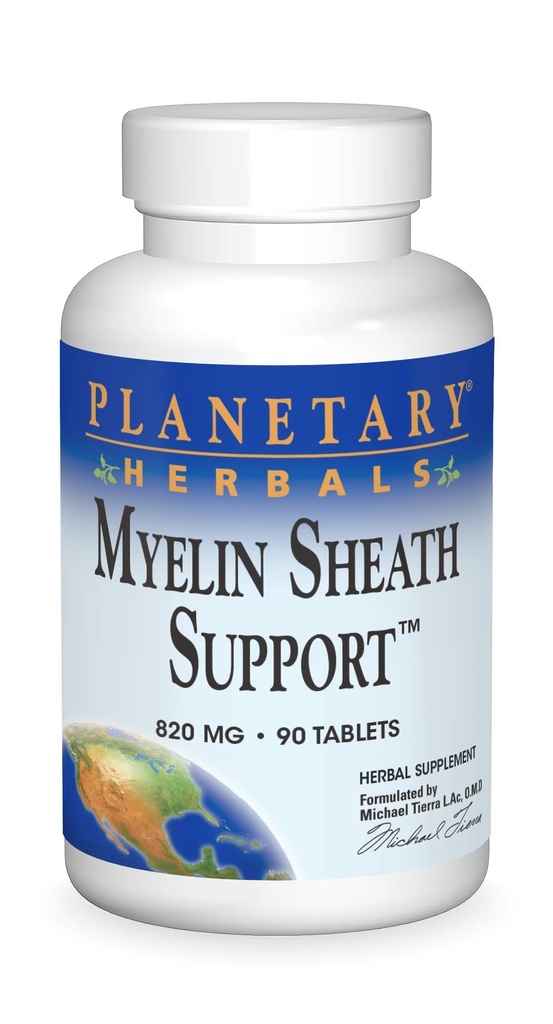 Planetarna zelišča Myelin Sheath podporne tablete, 90 grof