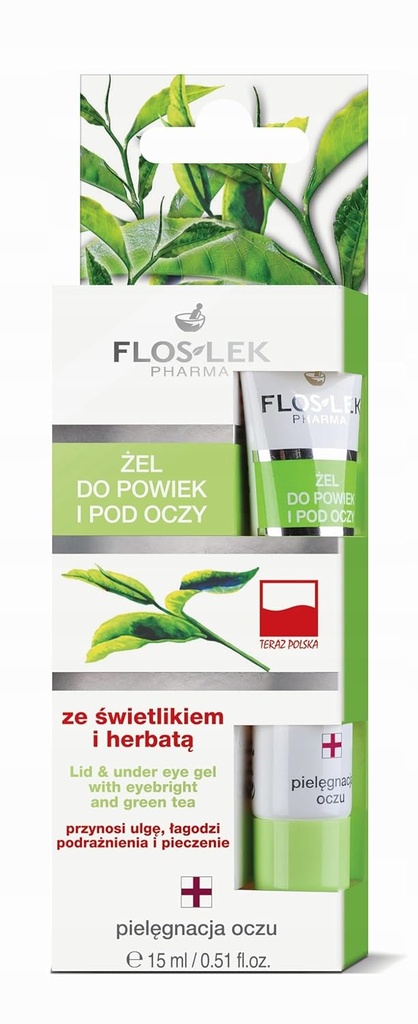 Lid & Under Eye Gel z oči in zeleni čaj 15 Ml