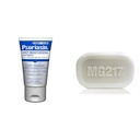 Psoriasin vlažilni mazilo & MG217 Eksfoliativno milo za psoriazo - 4.2 oz & 3.2 oz