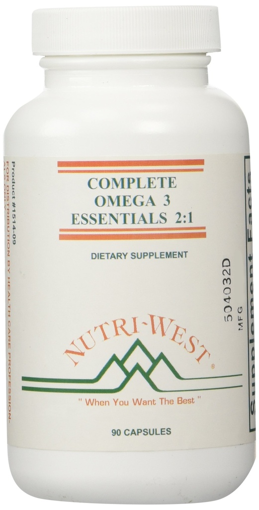 Nutri-West - popolne omega-3 esencialne kapsule 2:1-90