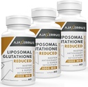 1400 mg liposomski glutation, superior absorpcijski kompleks Zmanjšani glutation dodatek z vitaminom C, hialuronsko kislino, glavnim antioksidantom za detoks jeter, možgane, kožo