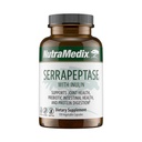 NutraMedix Serrapeptase dodatek s proteolitičnimi prebavnimi encimi za ženske in moške - inulin prebiotična fiber za Gut zdravje in skupno podporo - mlečni, sojini in gluten-free (120 kapsul)