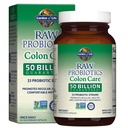Vrt življenja Probiotiki za ženske in moške - Surovi probiotiki Colon Care 50 milijard CFU in encimi, Surovi sadeži, Veggies, Enkrat dnevno Acidophilus Probiotic za regularnost in imuno zdravje - 30 kapsul