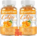 2 pakiranji COQ10 Gumies - CoQ10 500mg + Omega-3 EPA/DHA + magnezijev glicinat + cinkov citrat za podporo zdravju srca, proizvodnji energije, imunskega sistema in absorpcije mineralov