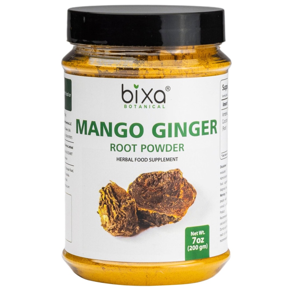 bixa BOTANICAL Mango Ginger Root Powder 