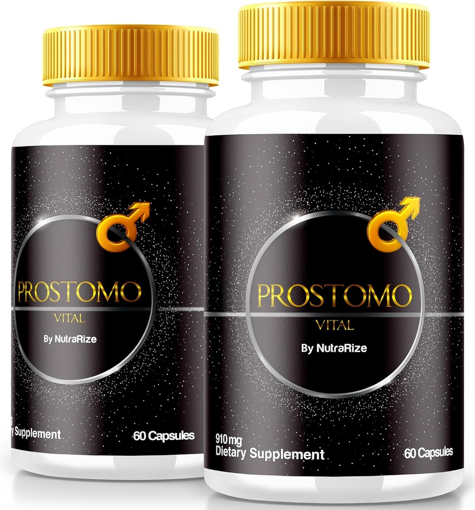 (2 paket) Kapsule Prostomo - Uradna formula za podporo prostate Heath, vse naravne dodatek k regain nadzor in doseči splošno Wellness, Premium Pros Tomo tablete Pregled (120 kapsul)