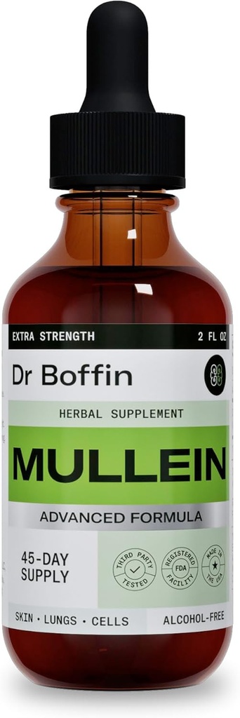 Mullein Leaf Liquid Extract 2 FL OZ - Extra Strenght 