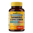 Sandhu Zelišča Organic Kurkumin 120 Kapsule z Bioperine črnim poprom Extract dodatek 