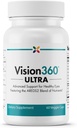 Prenehanje staranja zdaj - Vizija360 Ultra AREDS2 - Vizija in zdravje oči - Eases Eye Sev in utrujenost - Vitamin C, Vitamin E, Vitamin D3, Vitamin B2 in B12, Cink, Baker, Astaksantin, Lutein - 60 Vcaps