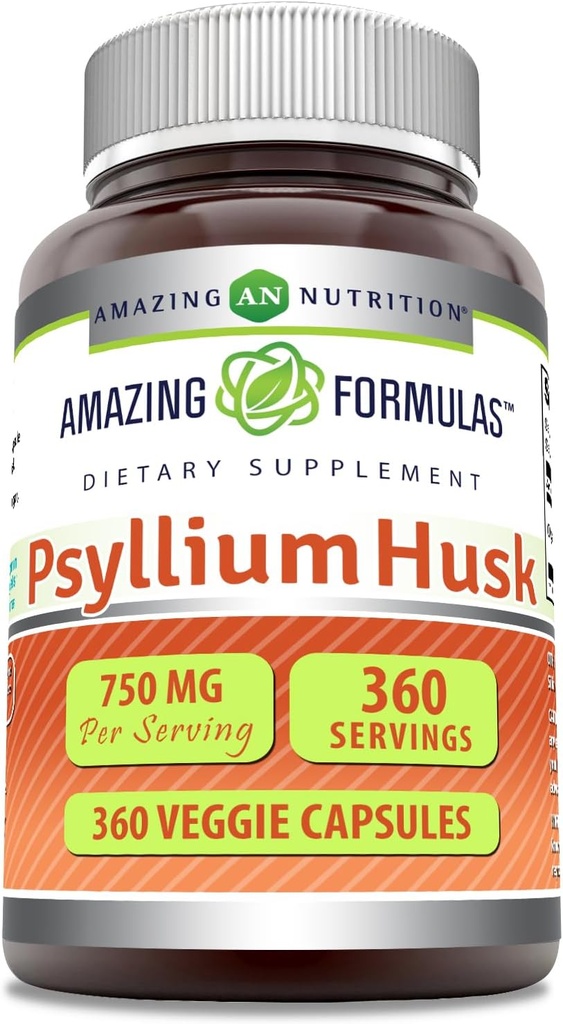 Osupljive formule Psyllium Husk 750mg Veggie kapsule Supplement 