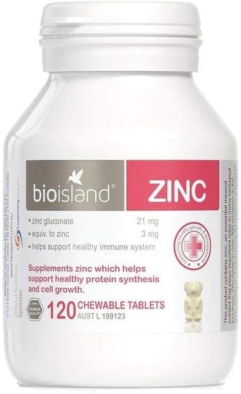 Bio Island Cink 120 žvečljive tablete