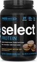 PEScience Select Protein Powder, Whey in Kazein Mešanica, Čisti Protein Powder za ženske in moške, Nizka kalorija, Nizka karb, Keto prijazno, Gluten Free - Čokoladno arašidovo maslo Pokal - 27 Servinges