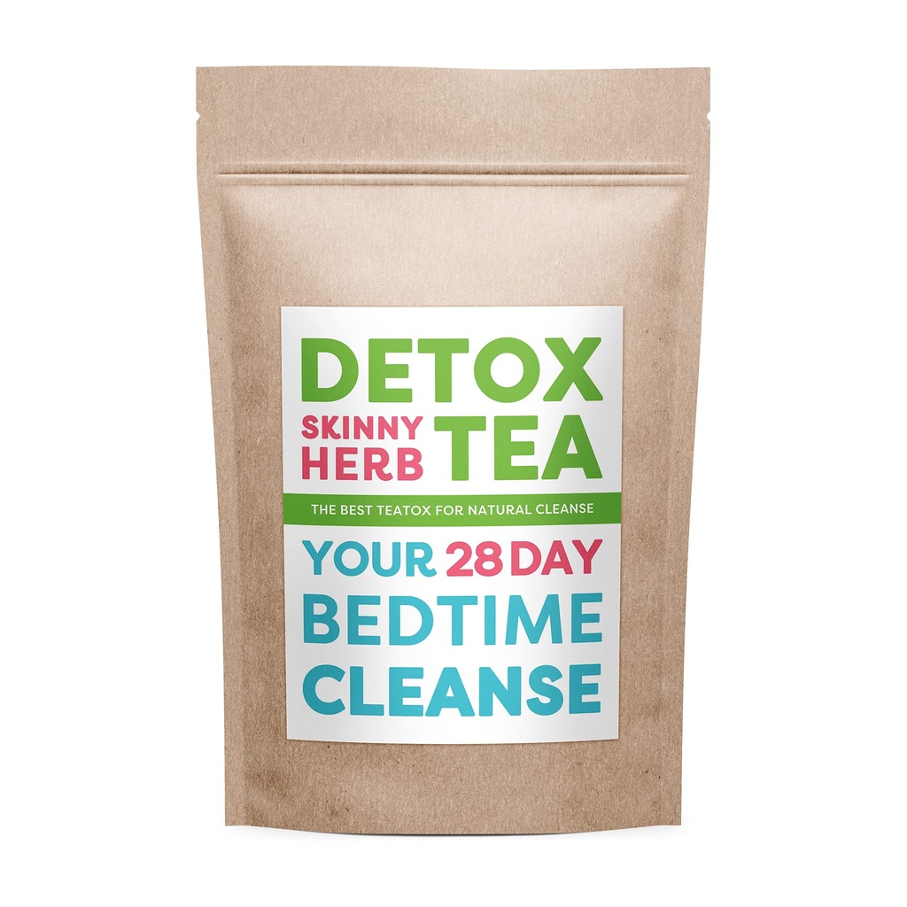 28 dni Čiščenje postelje: Detox Skinny Herb - učinkovito razstrupljanje čaj, podpora čiščenje, 100% naravno