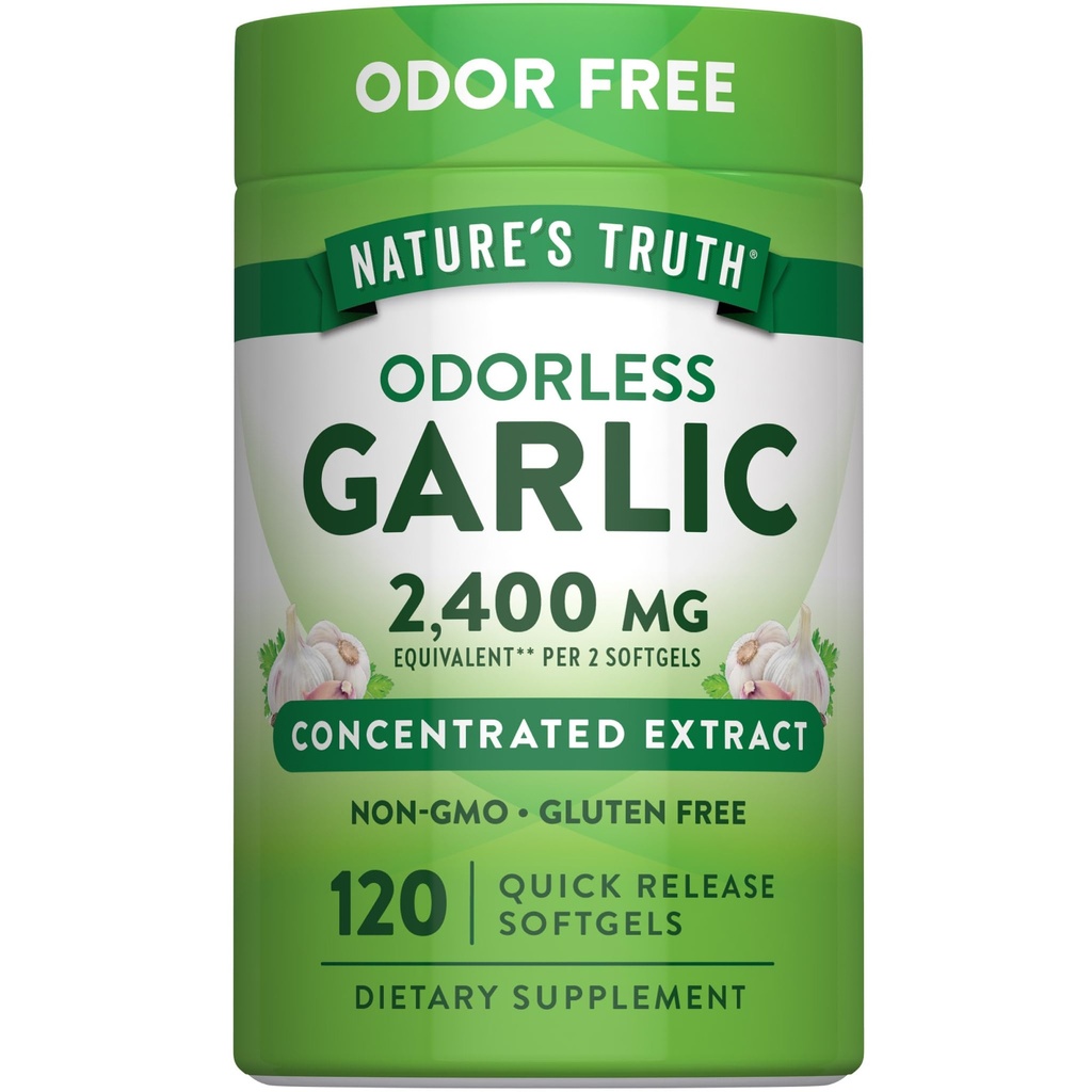 Narava je resnica Odorless Česen 2400 mg 
