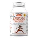 ANDREW LESSMAN Energija in maščoba Presnova Factors 360 Kapsule - spodbuja Optimum Fat Burning in Energy Presnova, s karnitin, zeleni čaj, Guarana, Ginseng, B-kompleks. Kapsule zlahka pogoltnete