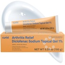 Curist Diklofenac Natrijev Topikalni gel 1 Odstotek 150g za Artritis Bolečine - Bolečina v sklepih Bolečina v rokah/bolečini v nogah, Bolečina v kolenu/bolečini v kolenu in kolenu - 1% - 5,29oz