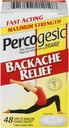 Percogesic hrbtenica lajšanje bolečine Reliever, Največja moč, 48 tablet