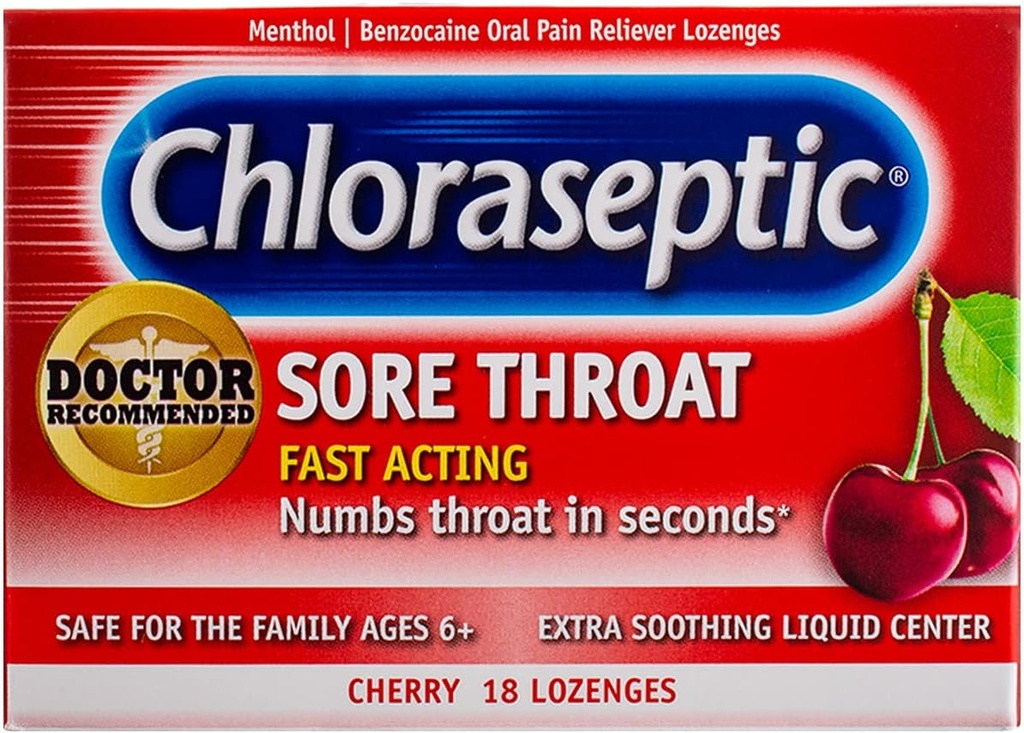 Arm & Hammer Preprosto Saline Nazal Spray 4.5oz & Kloraseptic Cherry vneto grlo Lozenges 18 Count